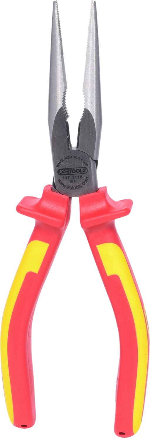 KS Tools 117.1118 ERGOTORQUE VDE Flachrundzange, 215mm