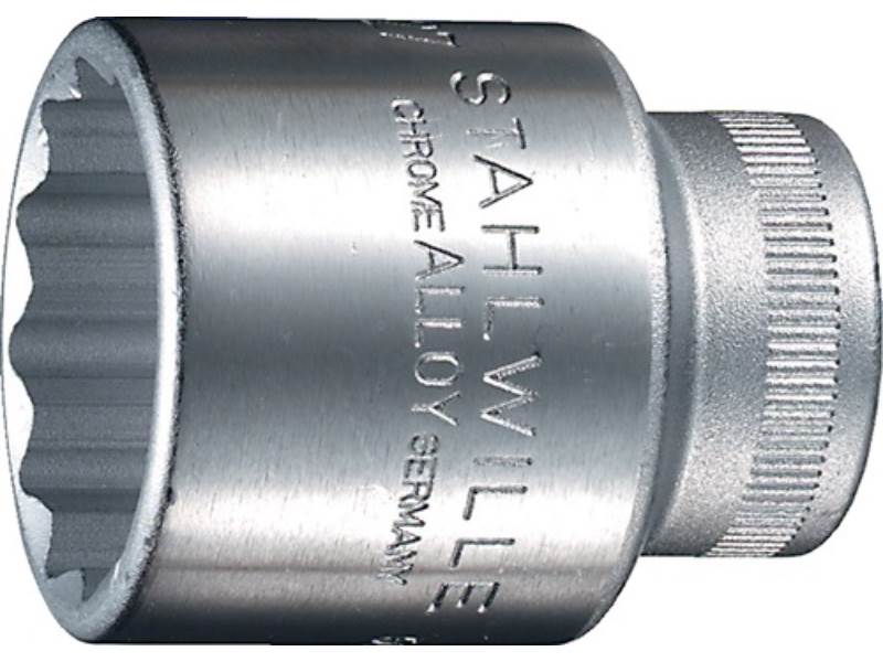 STAHLWILLE 03010027 Steckschlüsseleinsatz 50 1/2 '' 12-kant Schlüsselweite 27 mm