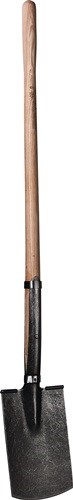 PROMAT 1408 Rodespaten  Blattmaß 285 x 180 mm Gr.2 mit Knopf-Stiel Stiellänge