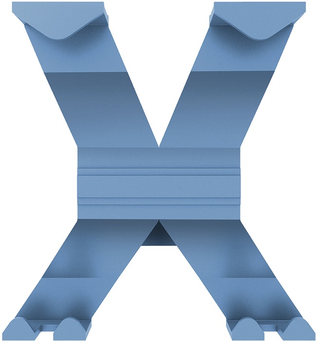 Wandgarderobe  Aluminium 4Haken Länge 170 mm