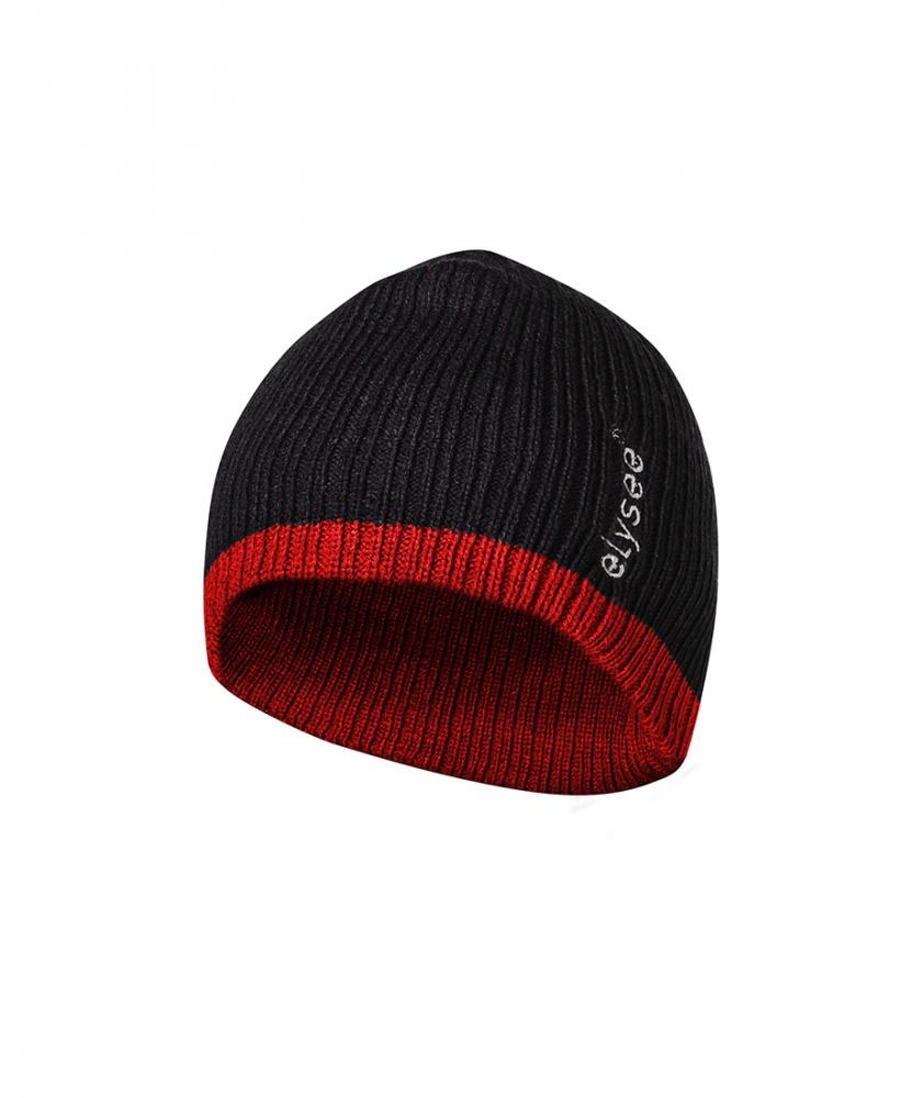 HOLGER, Thinsulate-Mütze, Elysee, Polyacryl, Schwarz/Rot