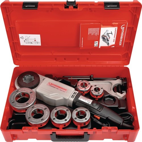 ROTHENBERGER 71256 Gewindeschneider SUPERTRONIC® 2000 Set, BSPT R 1/4-2Zoll 1010
