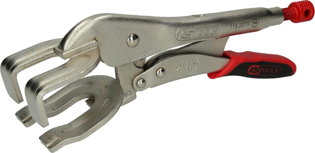 KS Tools 115.2079 Schweiß-Gripzange mit Easy-Release, 65mm, L=260mm