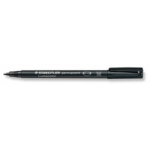 STAEDTLER Folienschreiber Lumocolor 317-9 1mm permanent schwarz