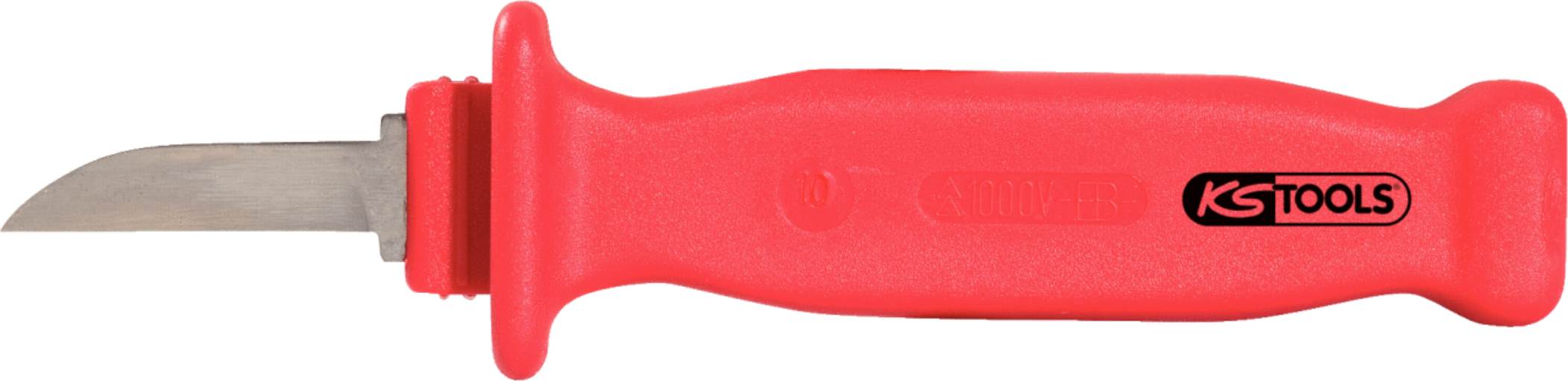 KS Tools 117.1396 Kabel-Abisoliermesser mit Schutzisolierung, 200mm