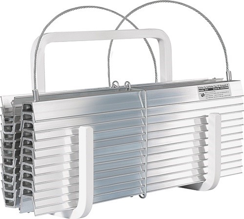 1011100 Kletter-Fix Aluminium 24 Sprossen max. Gesamtbelastung 300 kg