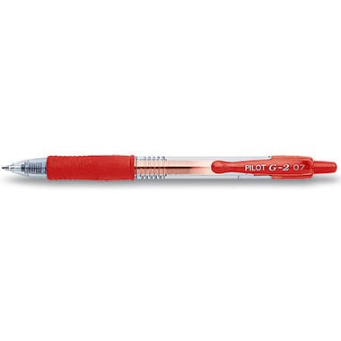 PILOT Gelroller G2-7 2605002 0,4mm Druckmechanik rot
