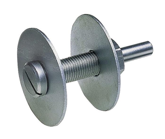 TECWERK 2000841846 Spannschaft f.Grobreinigungsscheiben Schaft-D.6mm f.Bohrungs-