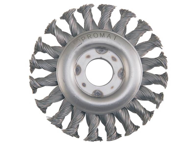 PROMAT  Rundbürste  D. 178 mm VA-Draht 13 mm 10000 min-¹