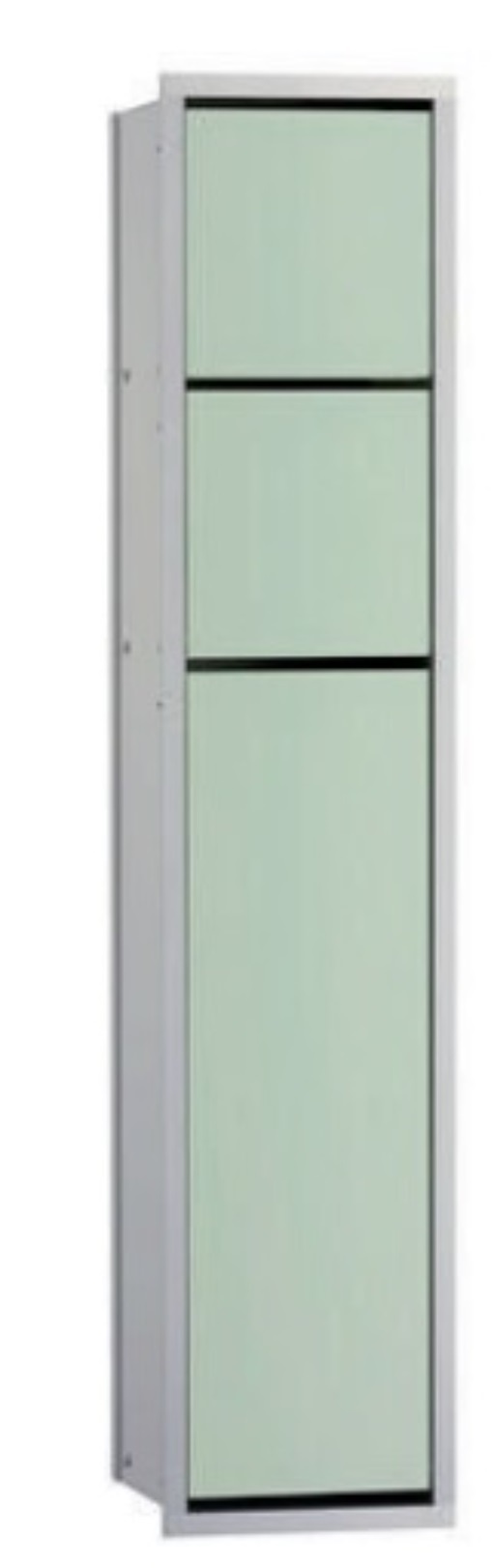 EMCO 975027850 WC-Modul asis 150 Unterputz, 809 mm chrom/optiwhite