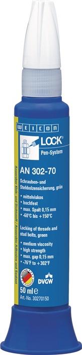 WEICON 30270150 Schrauben-/Stehbolzensicherung WEICONLOCK® AN 302-70 50 ml hochf