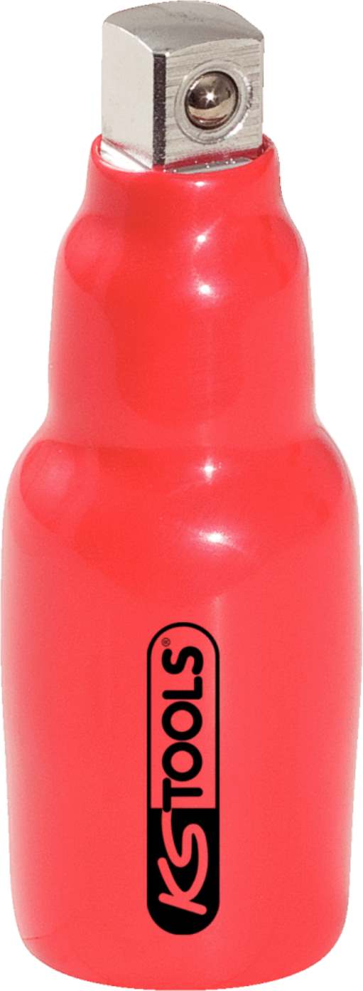 KS Tools 117.1285 Reduzieradapter mit Schutzisolierung, 1/2''F x 3/8''M