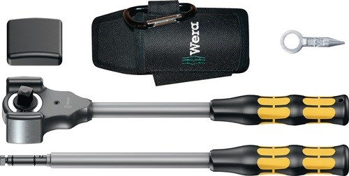 WERA 05133862001 Durchsteckknarre 8002 C Koloss All Inclusive Set 1/2 '' 30 Zähn