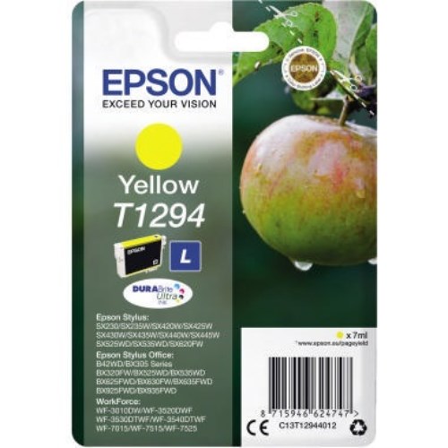 Epson Tintenpatrone C13T12944012 T1294 7ml gelb