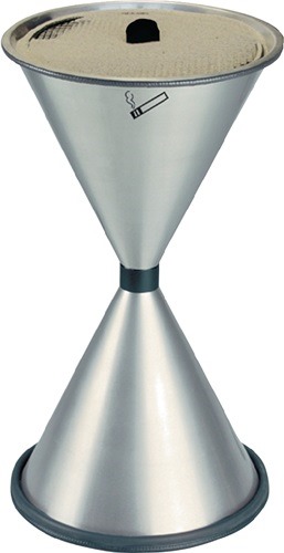 TKG 350037 Standascher  D405xH770mm neusilber Stahlblech