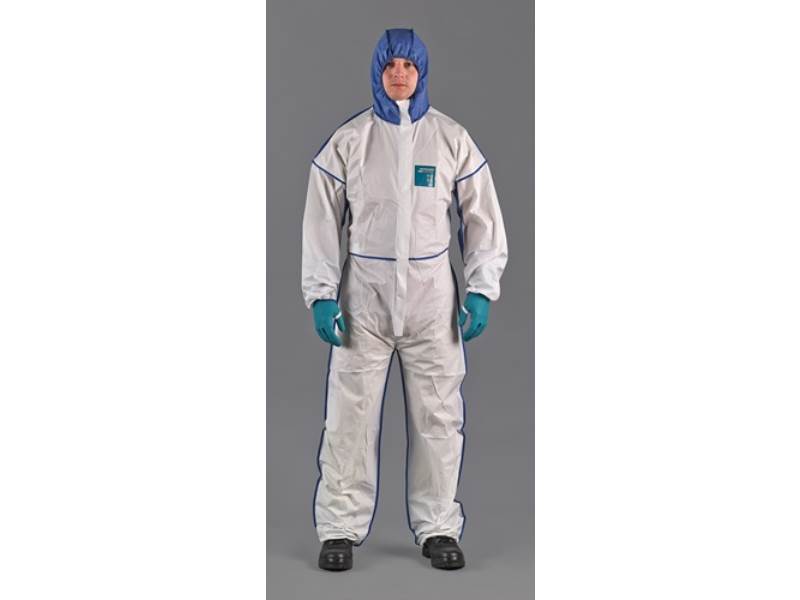 ANSELL WN18B-00195-06 Schutzoverall AlphaTec® 1800 Comfort Größe XXL weiß/blau P