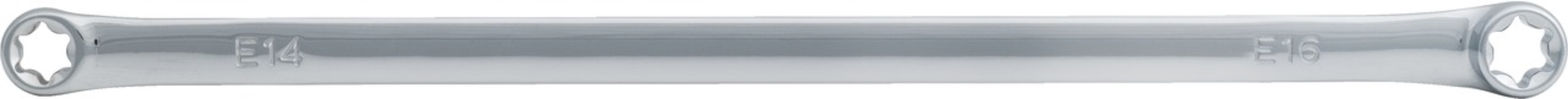 KS Tools 518.0934 CHROMEplus Torx-E-Doppel-Ringschlüssel XL, E14xE16