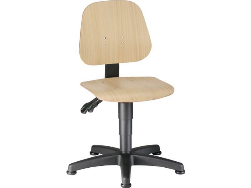 BIMOS 9650-   3000 Arbeitsdrehstuhl Unitec Bodengleiter Buche 440-620 mm