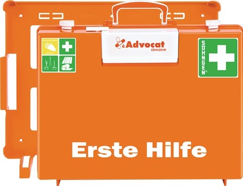 SÖHNGEN 367000 Erste Hilfe Koffer Advocat B400xH300xT150ca.mm orange