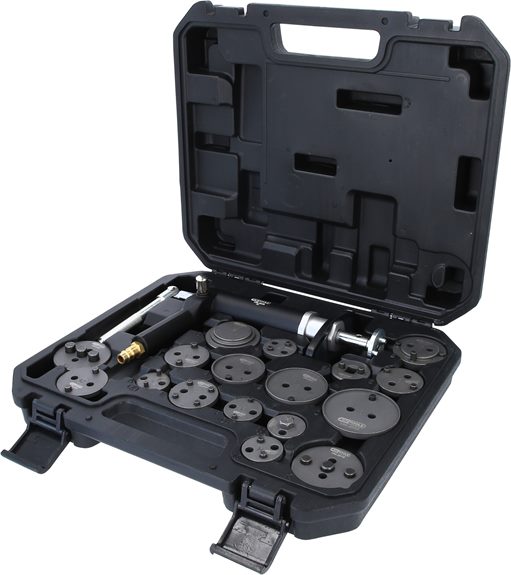KS Tools 150.2000 Universal Druckluftspindel-Bremskolbenwerkzeug-Satz, 18-tlg.