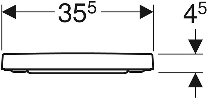 GEBERIT 500692011 WC-Sitz Renova Plan m Absenkautomatik und Quick-Release weiß B
