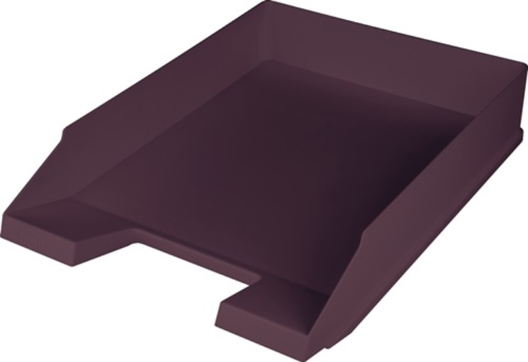 HELIT H2661625 Briefablage  für DIN A4-C4 Kunststoff rot H67xB254xT347 mm mit Gr