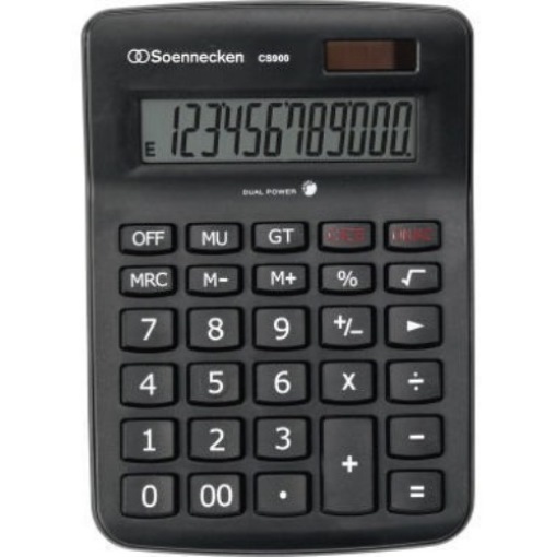 Soennecken Tischrechner CS900 8662 schwarz
