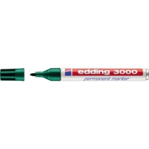 edding Permanentmarker 4-3000004 1,5-3mm Rundspitze grün