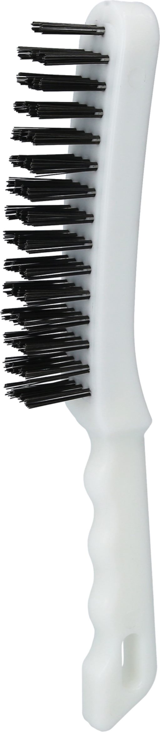 KS Tools 201.2325 Stahldraht-Handdrahtbürste 4-reihig, 285mm