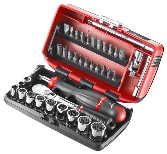 Facom RL.NANO-U2 Steckschluessel-Set 1/4'''' 6-Kant, 38-tl