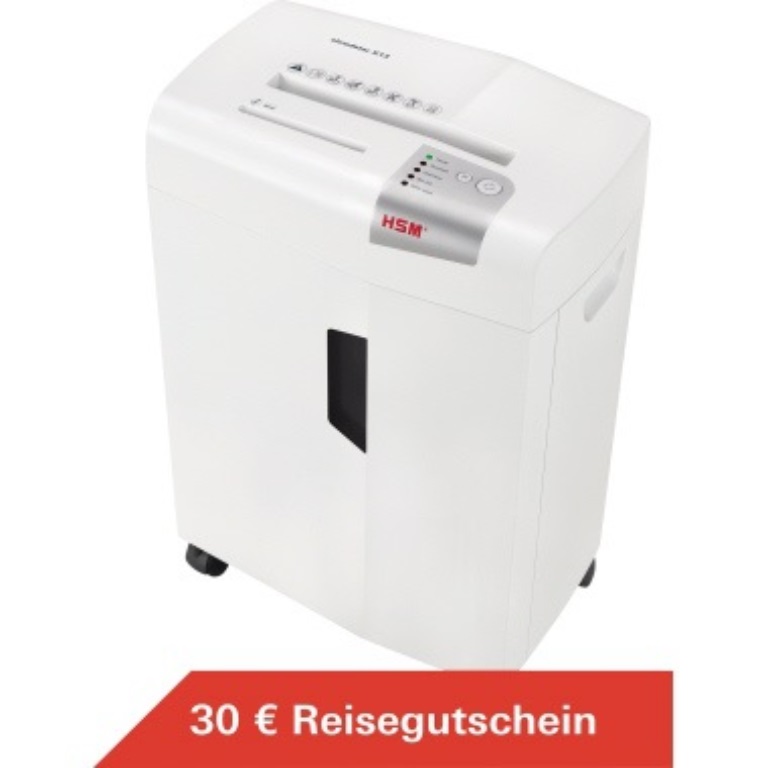 HSM Aktenvernichter shredstar X13 1057121 Partikel 4x37mm weiß