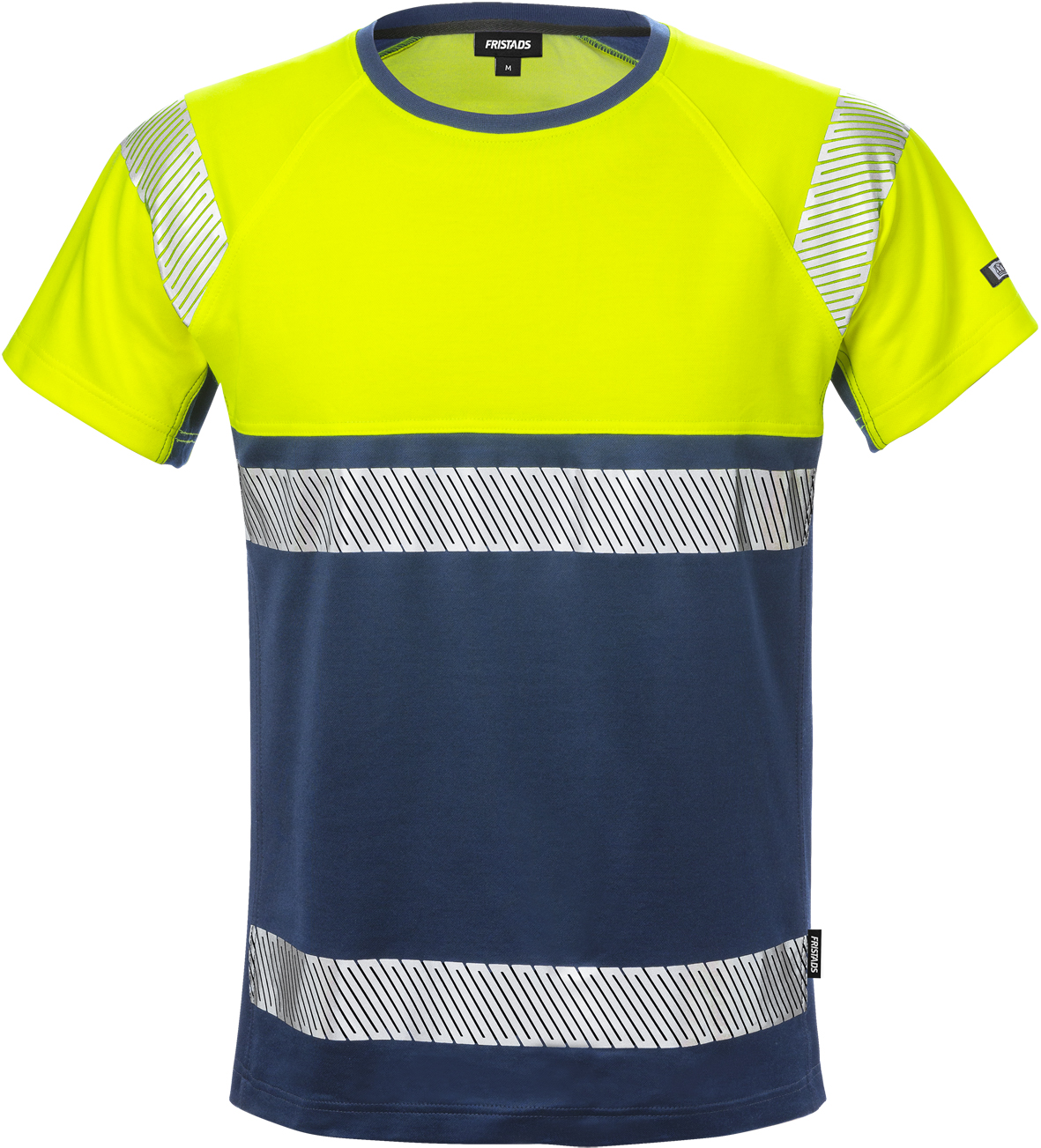 Fristads 129511-171-XS High Vis T-Shirt, Kl. 1 7518 THV Dynamic Rippstrick am Kr