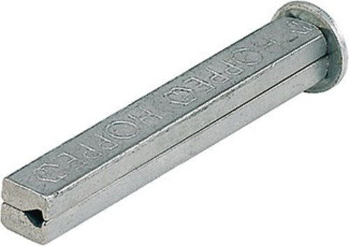HOPPE 519217 I-Profilstift  Vierkant 8 mm Länge 60 mm Eisen verzinkt
