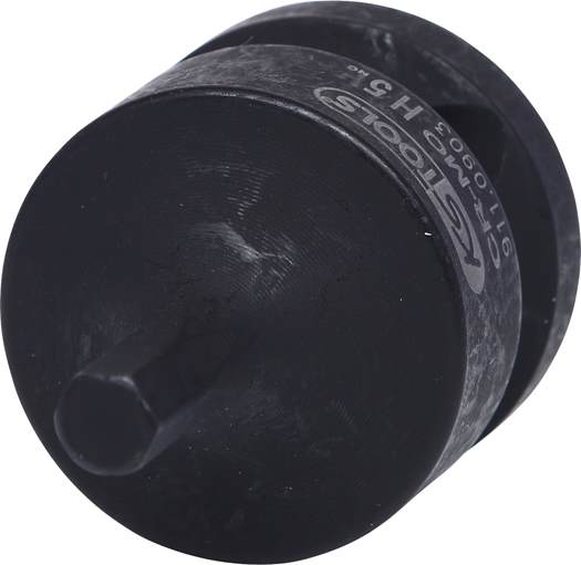 KS Tools 911.0903 1/2'' Kraft-Bit-Stecknuss Innensechskant, kurz, 5 mm