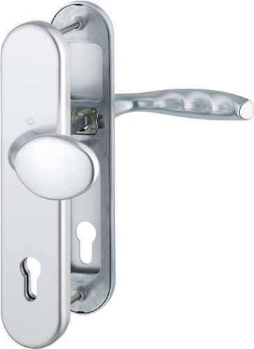 HOPPE 3664751 Schutzgarnitur New York 76G/3331/3410/1810H Aluminium F1 92 mm 66-