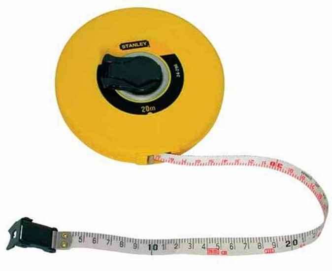 Stanley 0-34-296 Fiberglas-Bandmaß 20m/12,7mm