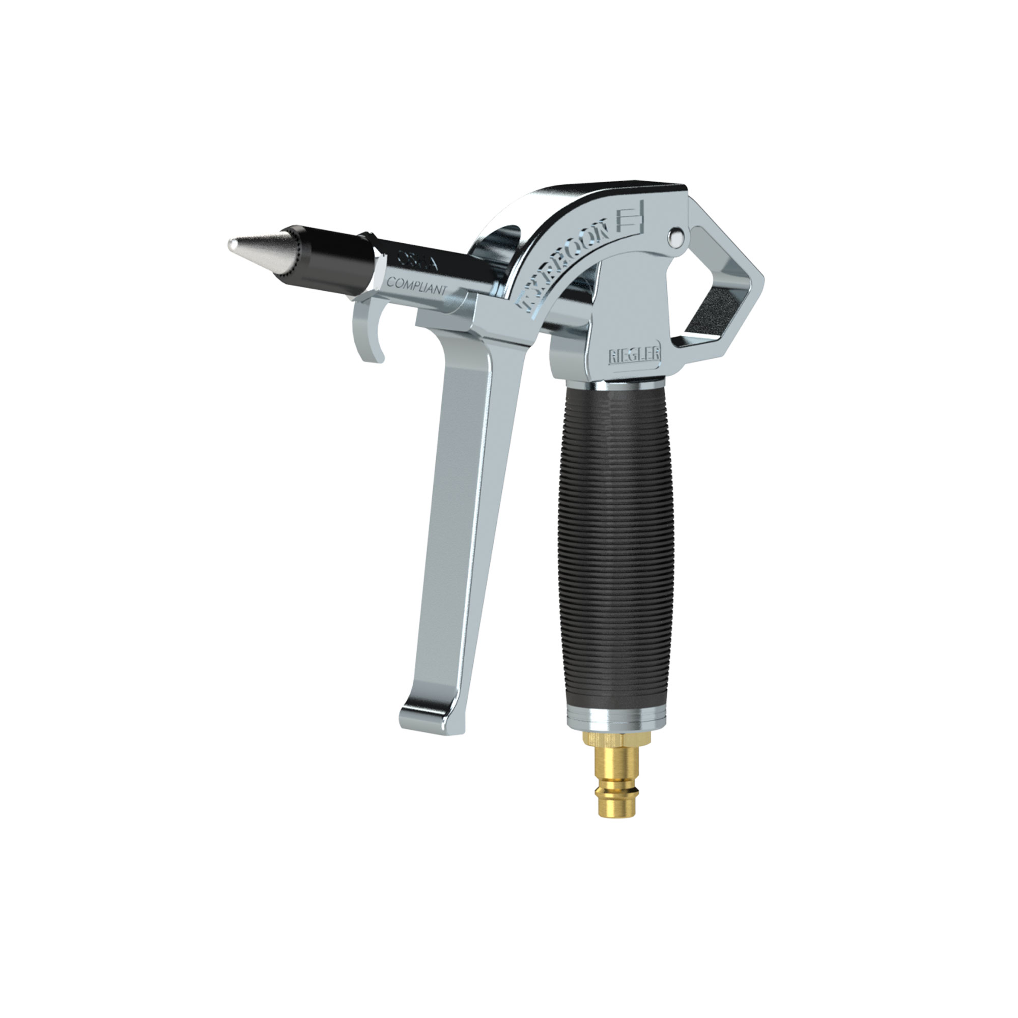 RIEGLER 114432 Hochleistungsblaspistole Typhoon Kupplungsstecker DN 7,2 mit Stan