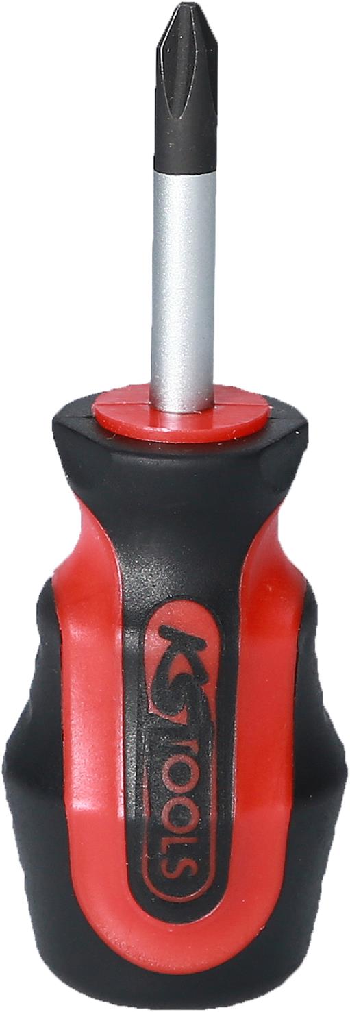 KS Tools 159.1026 ERGOTORQUEplus Schraubendreher, kurz, PH2