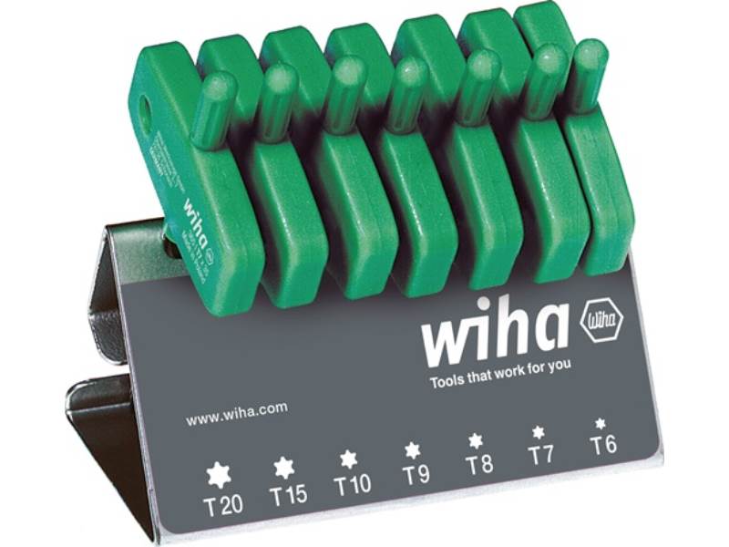 WIHA 25624 Schraubendreher-Satz 365 VB T6 - T20 mit Schlüsselgriff 7-teilig