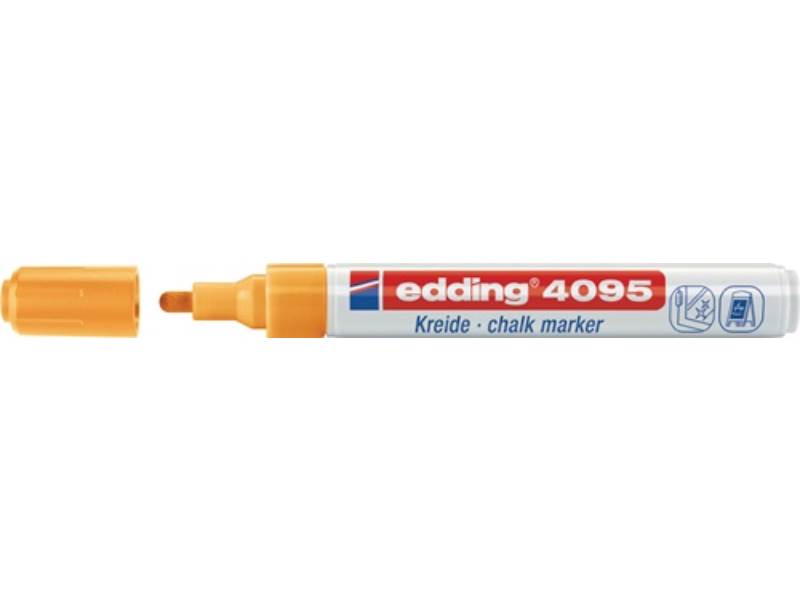 EDDING 4-4095066 Kreidemarker 4095 neonorange Strichbreite 2-3 mm Rundspitze