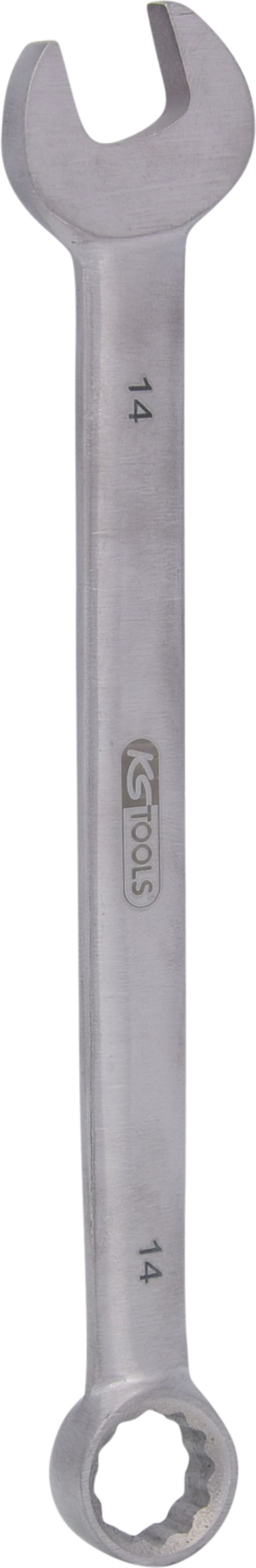 KS Tools 965.0214 TITANplus Ringmaulschlüssel, abgewinkelt, 14mm