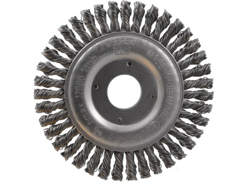 OSBORN 9906026051 Pipelinebürste  D. 178 mm Drahtstärke 0,5 mm Stahl 6 mm 12000