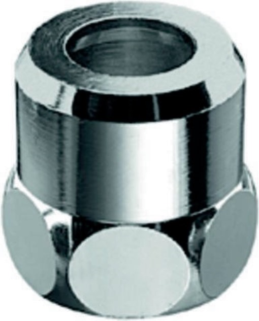SCHELL 265010699 Spezial-Quetschverschraubung  chrom mit Längenausgleich 3/8Zoll