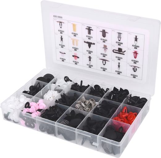 KS Tools 420.0800 Befestigungs-Clip-Satz für Toyota/Lexus, 360-tlg.