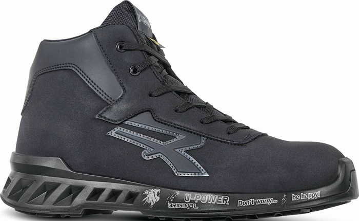 U.POWER RV10024-43 Sicherheitsstiefel PARKER Größe 43 W. 11 schwarz S3S CI FO SR