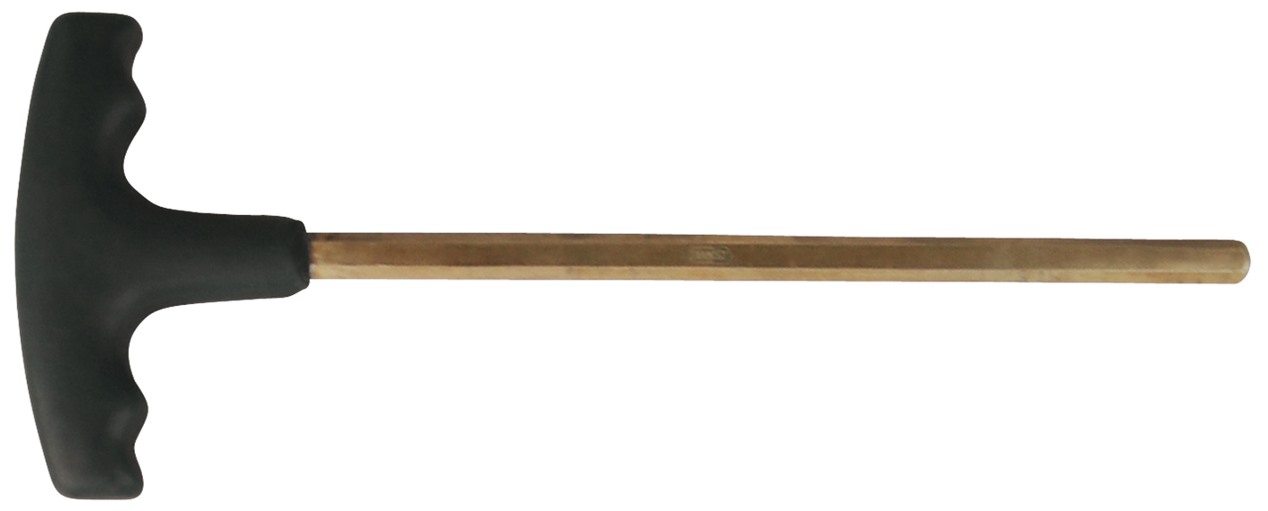 KS Tools 963.1586 BRONZEplus Innensechskant-Winkelstiftschlüssel mit T-Griff 12