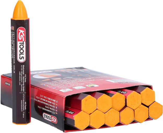 KS Tools 100.4045 Signierkreide, gelb