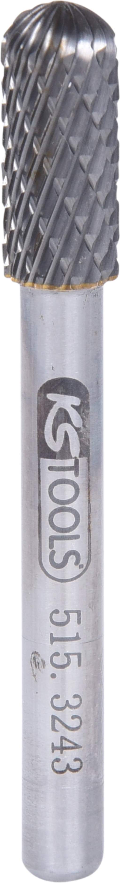 KS Tools 515.3243 HM Walzenrund-Frässtift Form C, 8mm