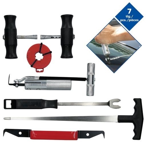Brilliant Tools  BT681100 Windschutzscheiben-Ausbau-Satz, 7-tlg.