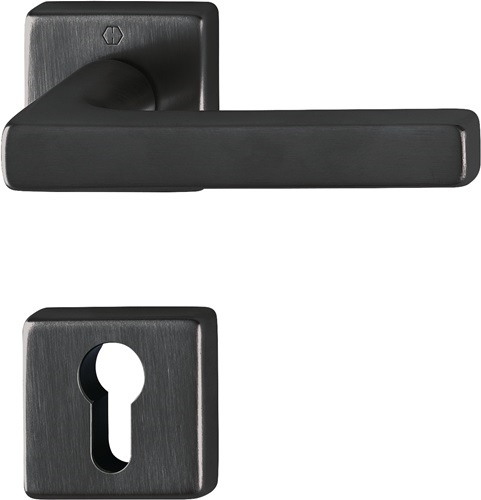 HOPPE 11711267 Rosettengarnitur Dallas M1643/843KV/843KVS Messing F96-1-R quadra